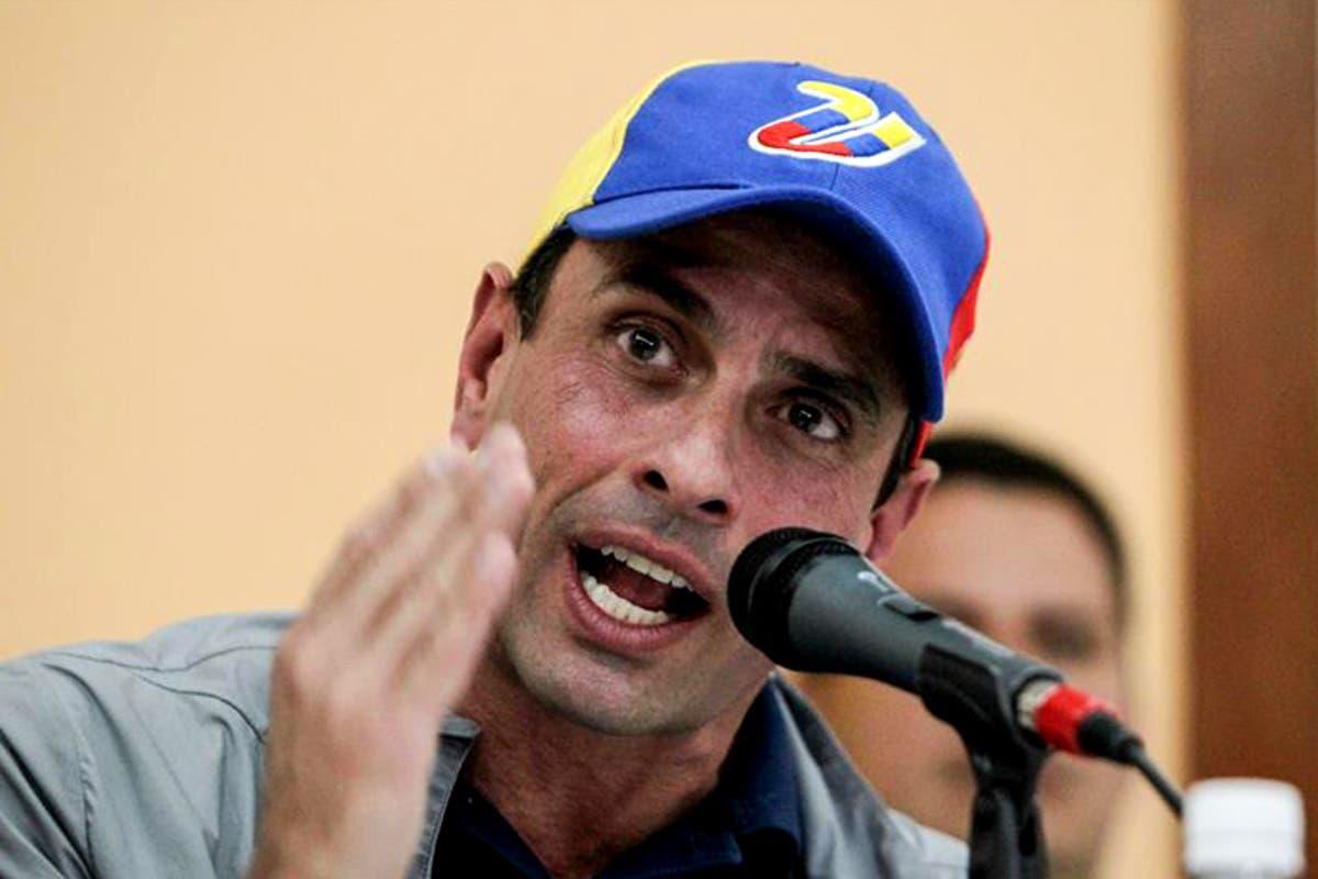 Capriles atrocidades